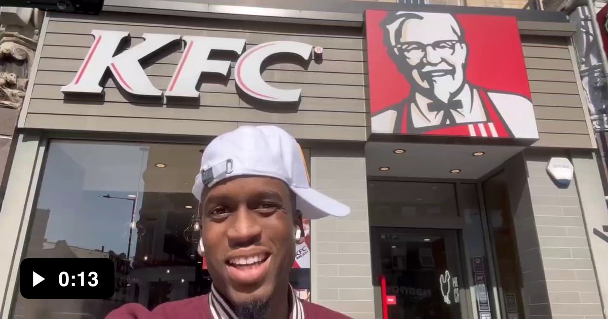 Guy does an experiment: video ends when he sees a black person in KFC ...