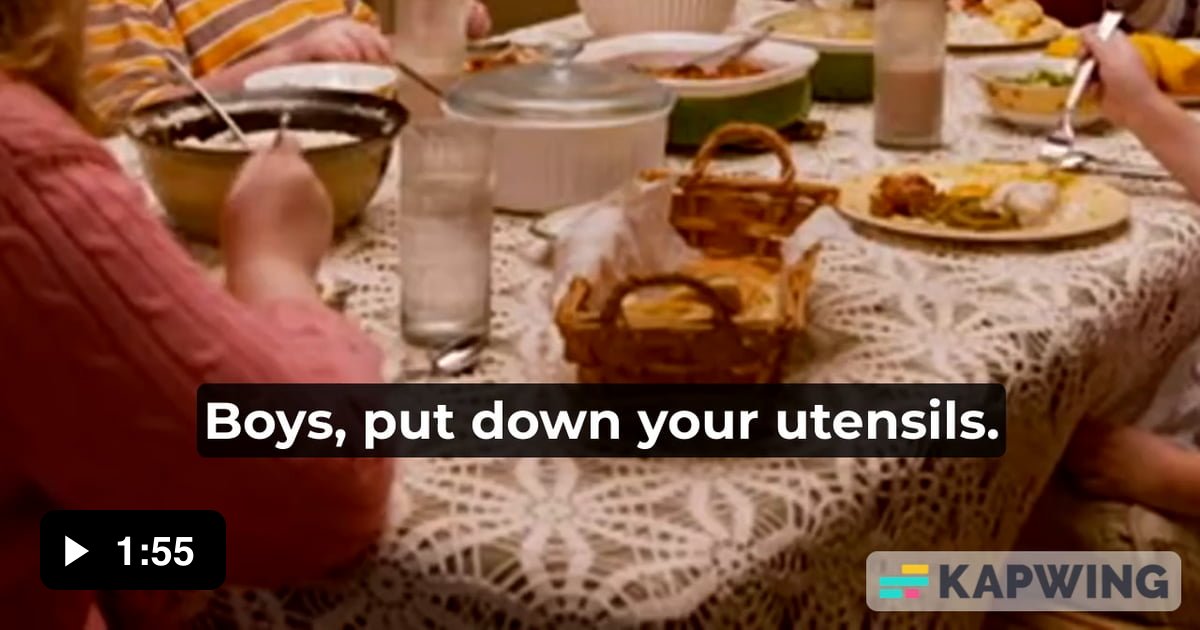 Dinner Table Confessions from The Campaign (2012) 9GAG