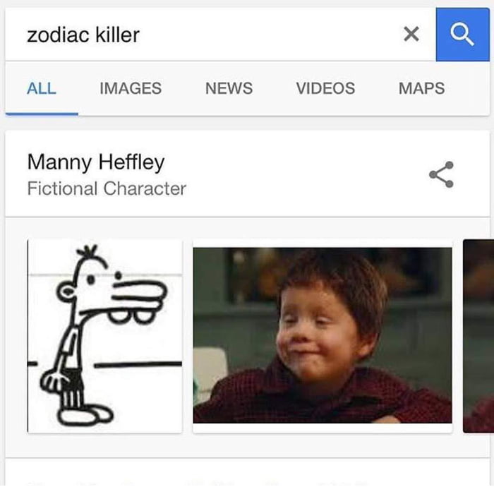 Manny Heffley, Zodiac Killer, He's Only Three 9GAG