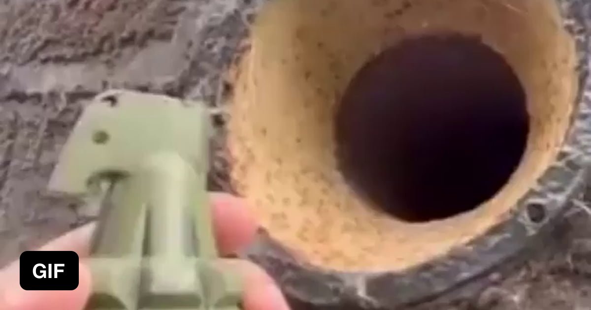 Fake air vent built into a bunker in Normandy 9GAG