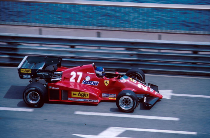 1983 Ferrari 126C2B. The 1983 season saw the ban of ground effect ...