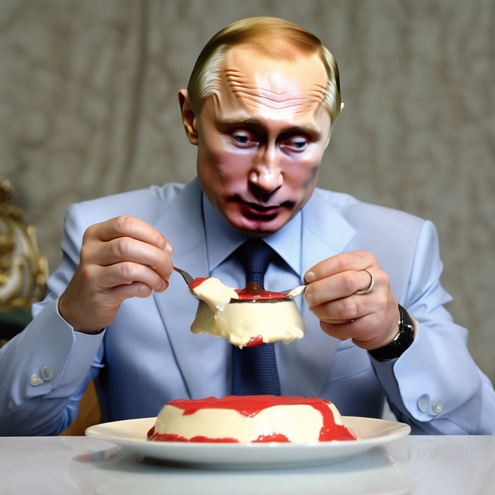 Putin Eating Pudding 9gag 4909