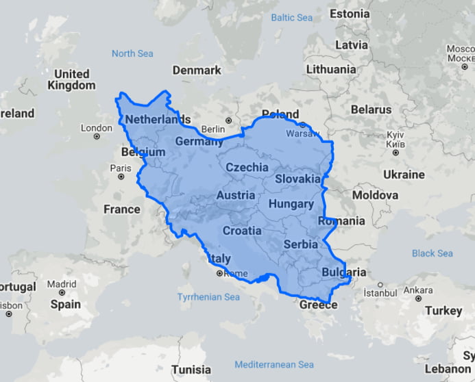 How big Iran is? - 9GAG