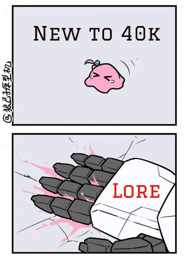 In only three sentences can you summarize Warhammer 40K as a whole? - 9GAG