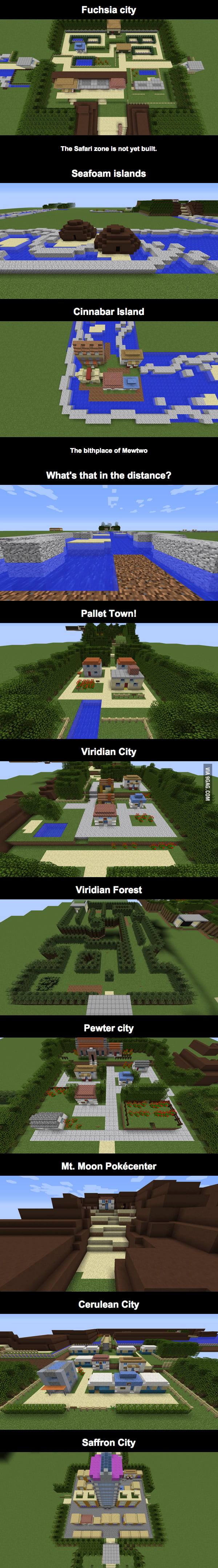 Pokemon Fire red in Minecraft - 9GAG