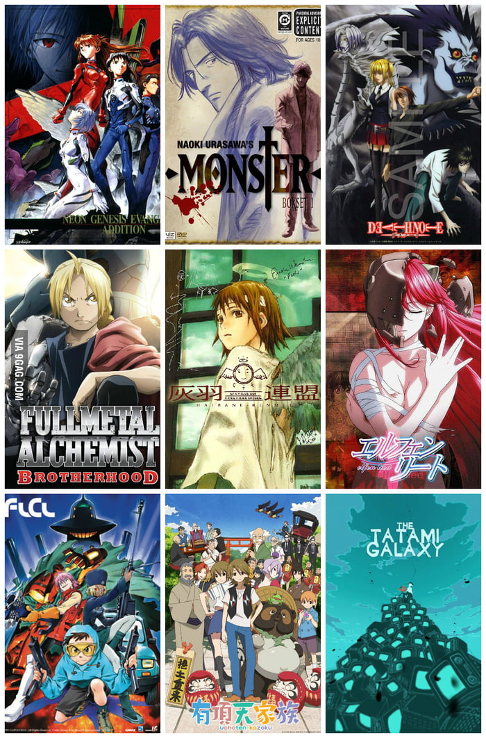 My list of favorite anime shows (some of these are really underrated) - 9GAG