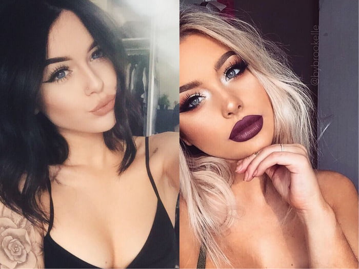 Blonde Or Black Hair Which One You Like Better 9gag