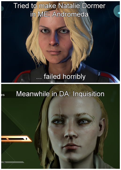 Mass Effect Andromeda Vs Dragon Age Inquisition 9gag 
