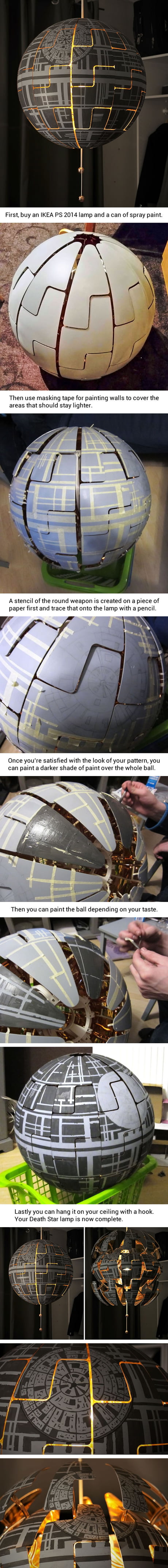 How To Make Your Own Death Star Lamp By Lylelo 9gag