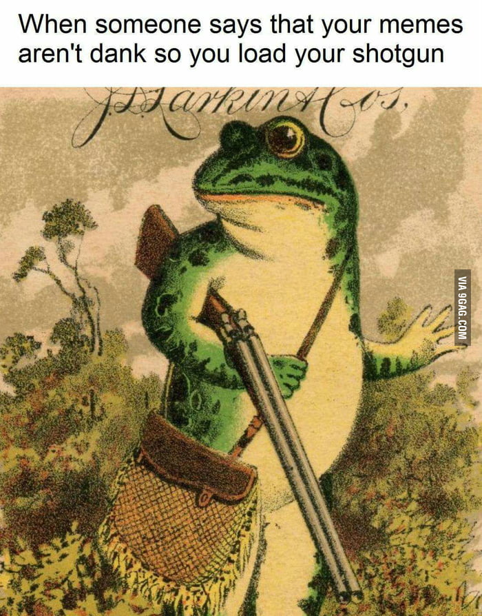 The Rarest Pepe Classical Shotgun Pepe 9gag