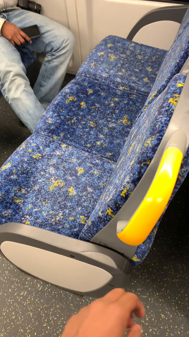 The train seats in NSW, Australia 9GAG