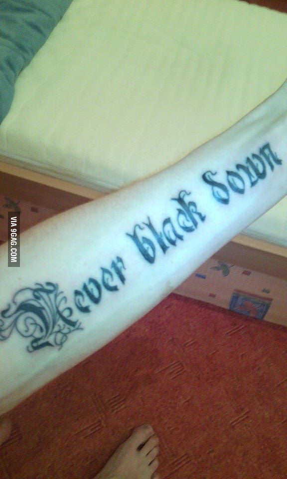 When Never Back Down tattoo goes racist! - 9GAG
