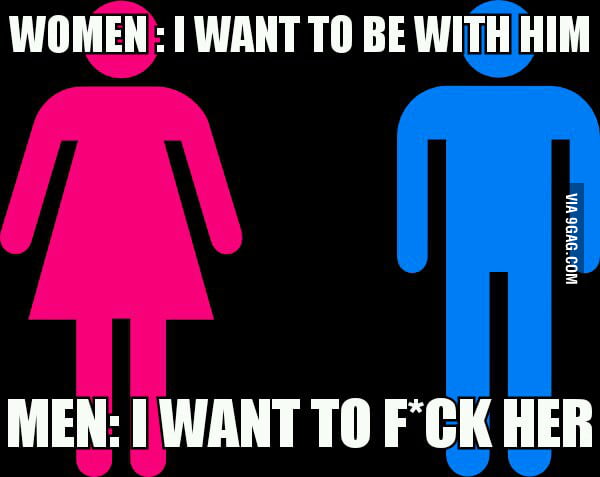 How men and women think - 9GAG