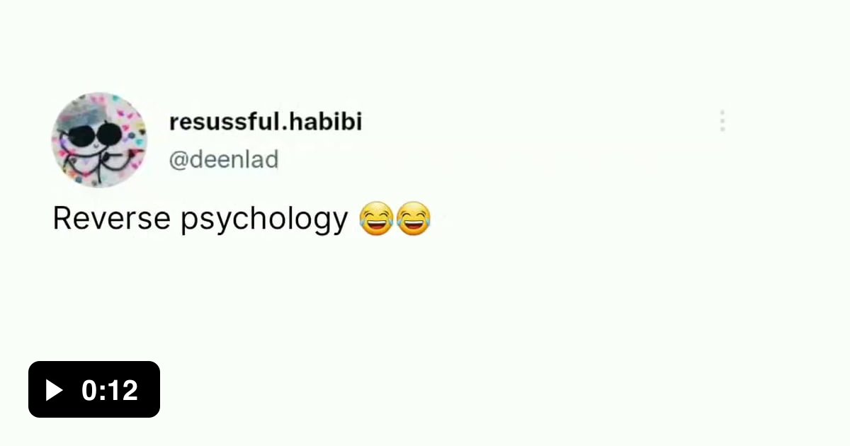 Reverse psychology - 9GAG