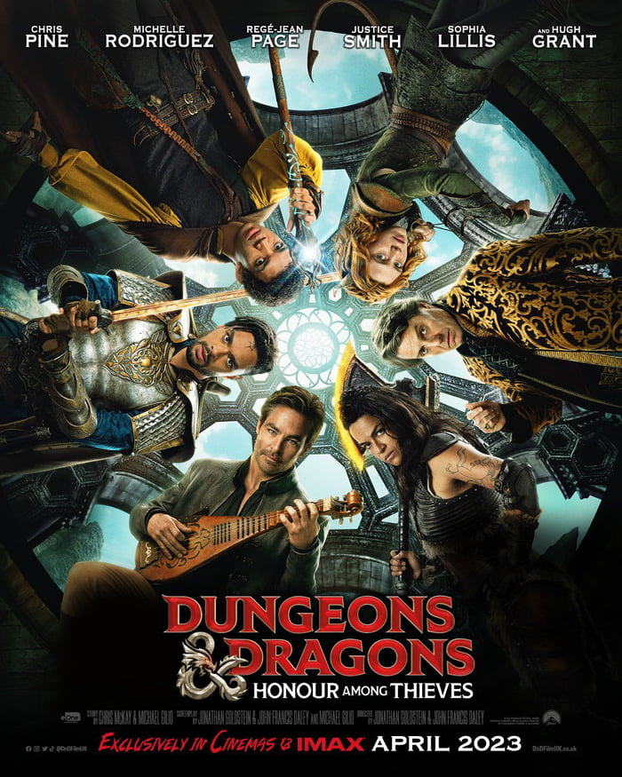 New Poster for 'Dungeons and Dragons: Honor Among Thieves' - 9GAG