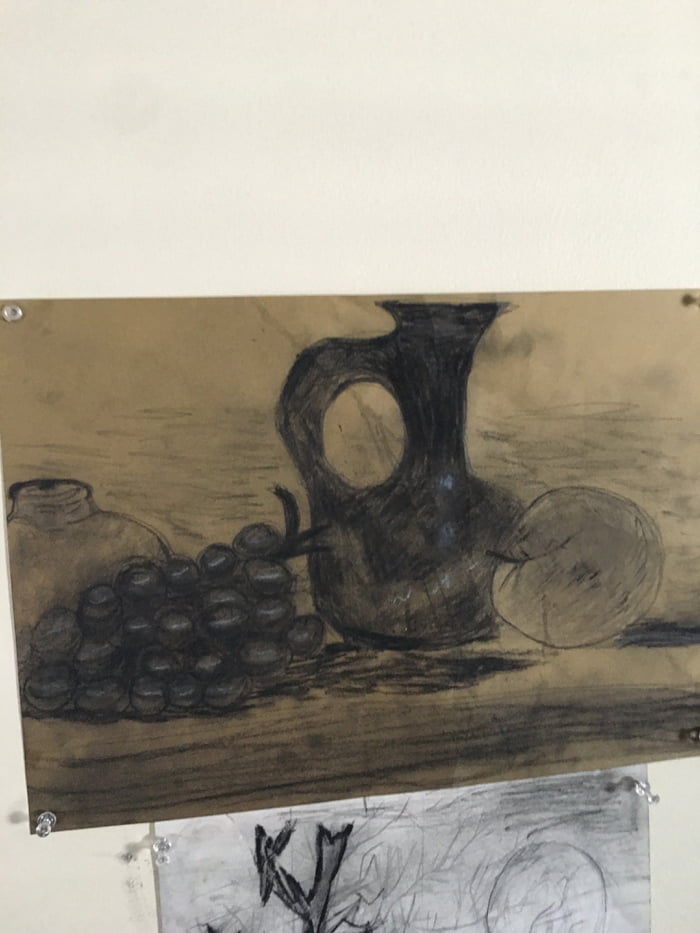 Did This In A Art Class When I Hadn T Drawn In Years What Do You Think