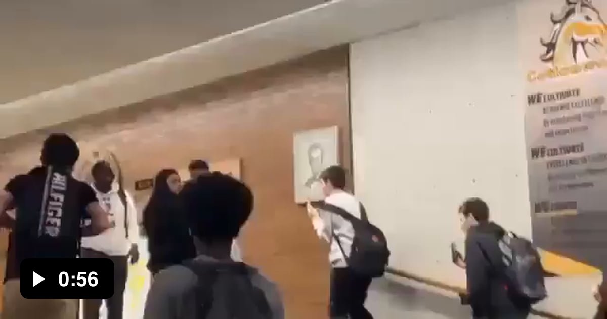 Guy punches girl and then punches guy in a wheelchair for saying