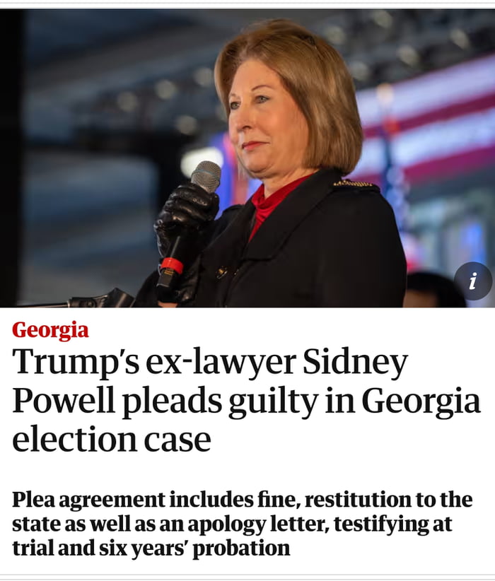 Breaking News: Trumps Lawyer Takes A Plea Deal 1 Day Before Her Trial ...