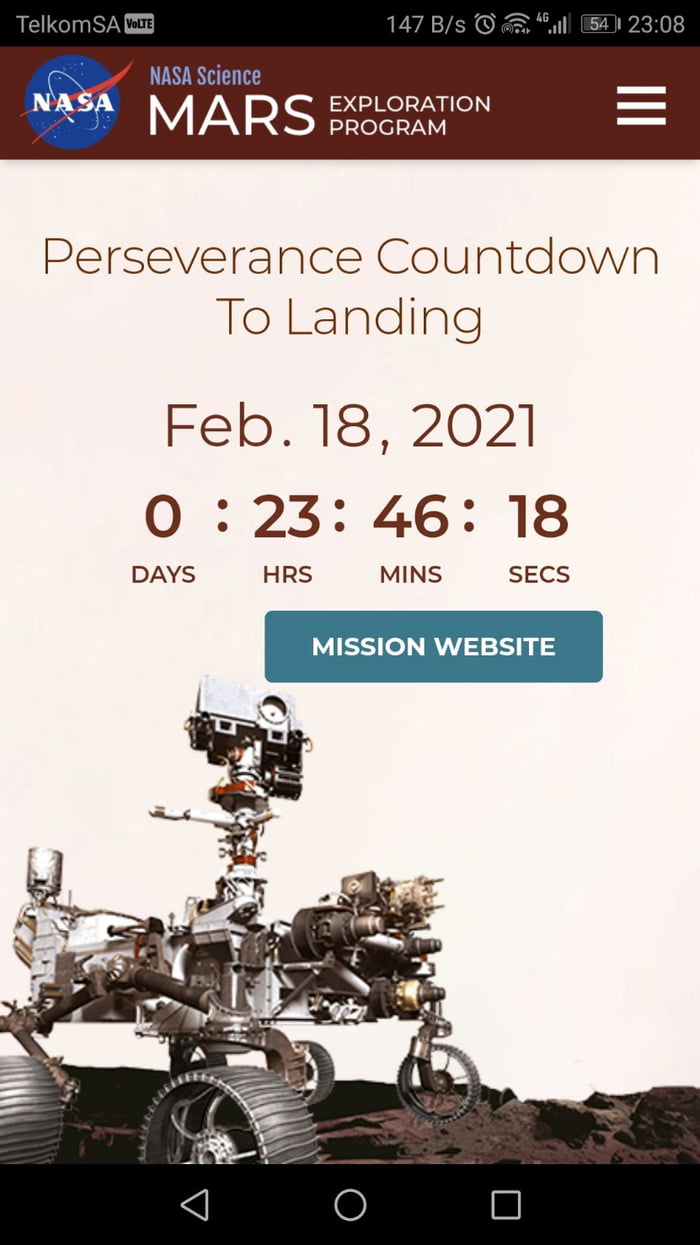 Mars Landing Countdown 9GAG