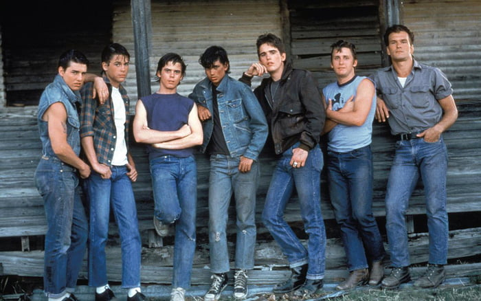 The Outsiders Cast Photo 1983 9GAG