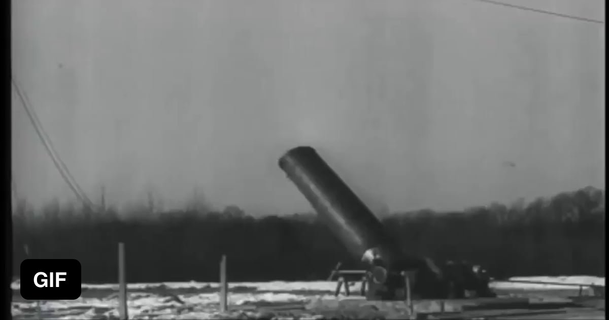 US Army T21 914 mm (36") "Little David" mortar of WWII era. One of the