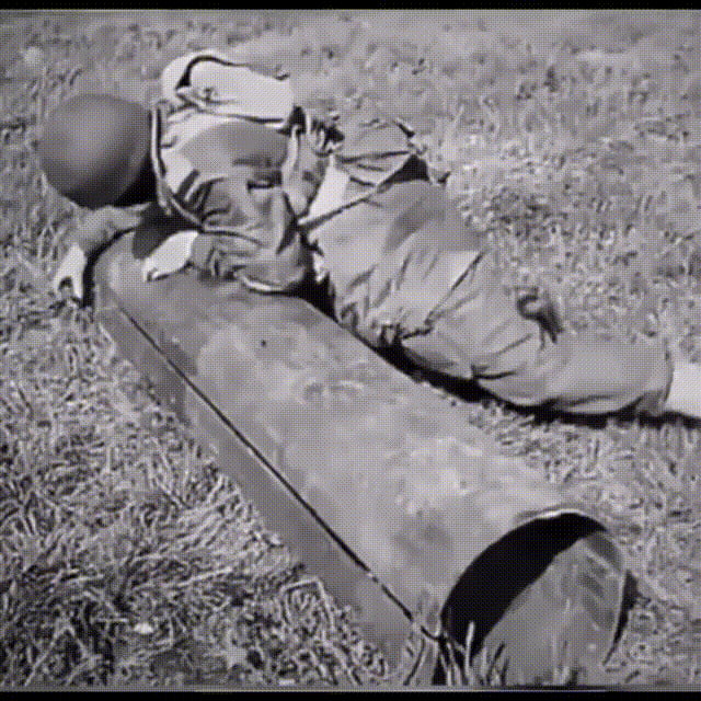 The Welbike - a British motorcycle fitted in an air drop canister for use during WWII.