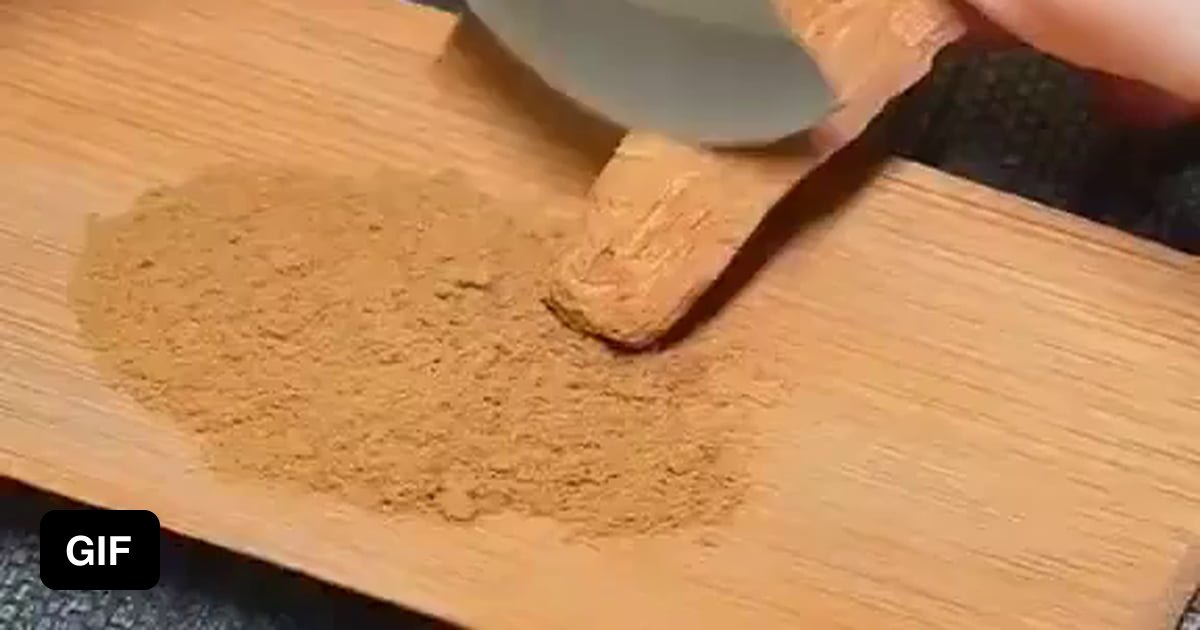 Pressing (and burning) incense powder 9GAG