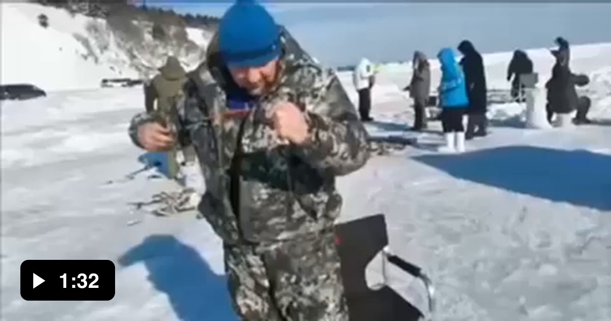 Ice fishing, russian style - 9GAG