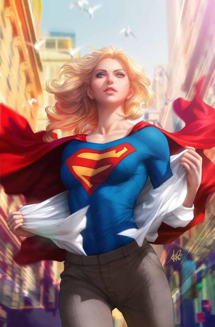 Supergirl Artwork Gag