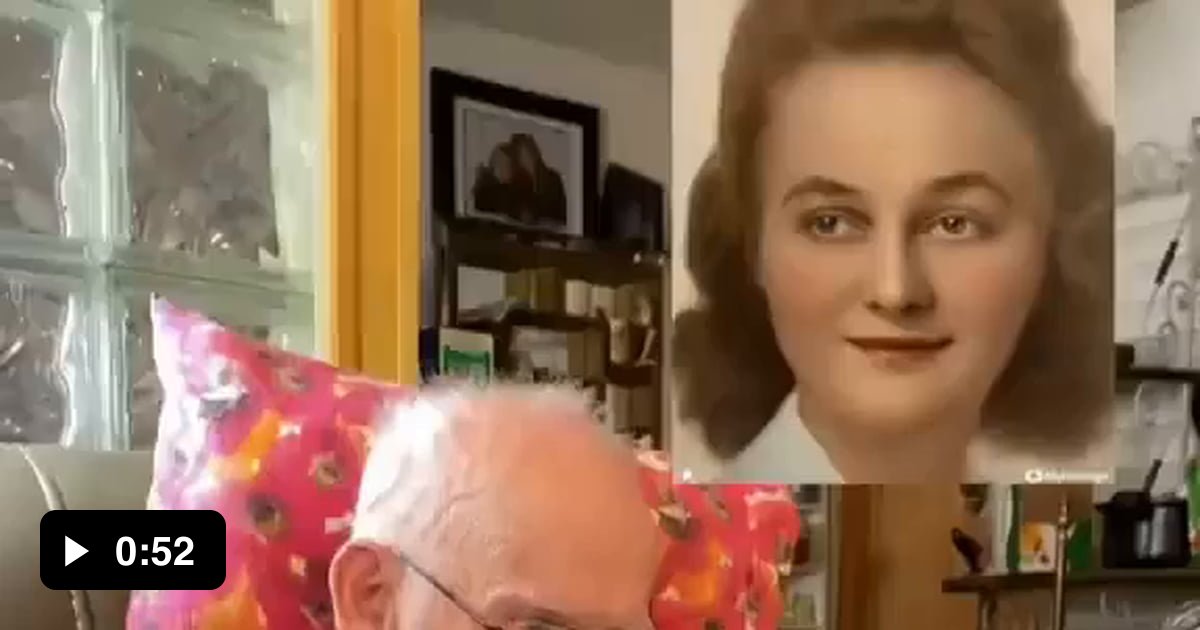 Old man sees animated photo of his deceased wife. - 9GAG