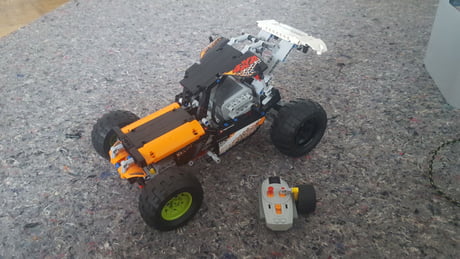 My New Lego Technic Rc Moc It Has A Servo Motor For