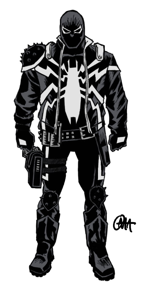 Agent Venom Porn - Agent Venom 3.0 (Agent Mania) concept based on Declan Shalvey's