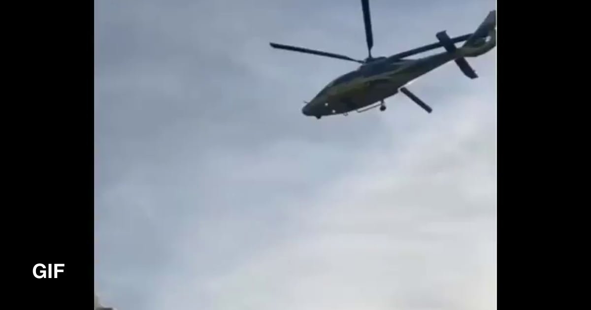 When The Camera Shutter And Helicopter Blade Speed Are In Sync 9GAG