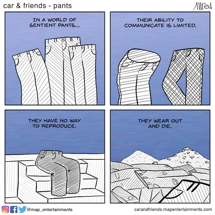 In a world of sentient pants - 9GAG