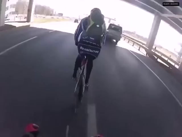 riding bike on wrong side of road