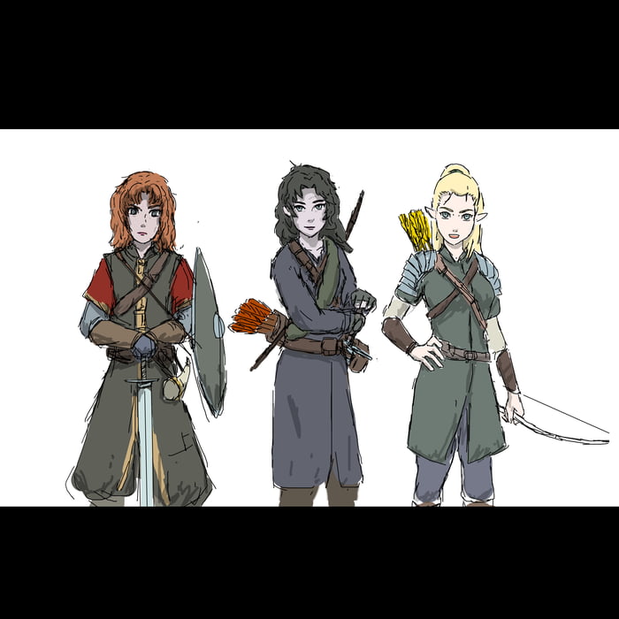 Forbidden Fellowship of the Ring anime waifus - 9GAG