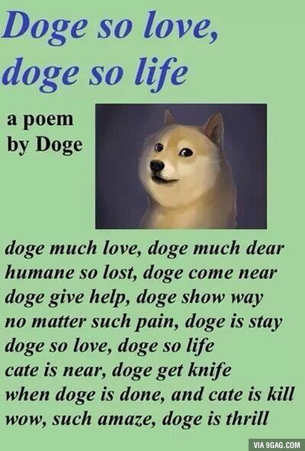 Doge Love. So Doge. Doge so much. So such.