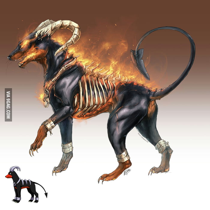 Just an awesomly badass houndoom - 9GAG