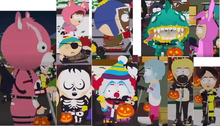 south park used fortnite skins in their new episode - episode fortnite