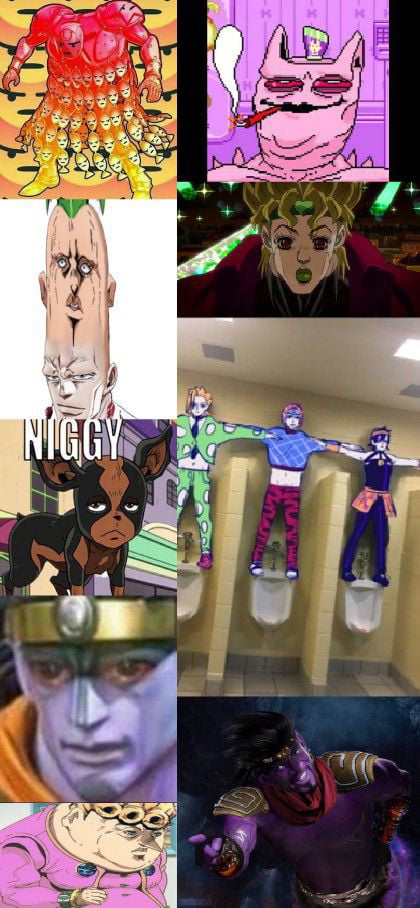 A collection of Cursed Jojo Memes - 9GAG