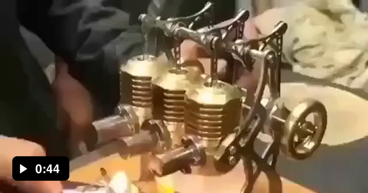 This is a prototype of Stirling engine: its a heat engine that is ...