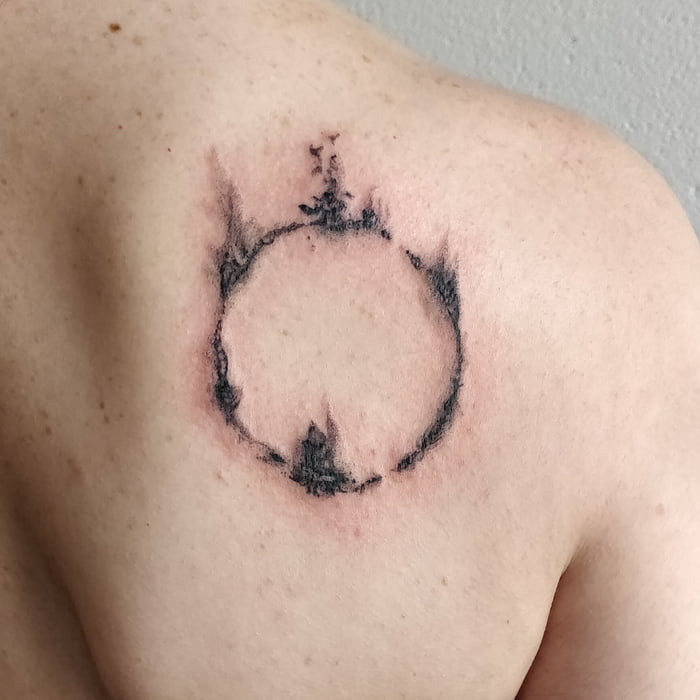 Newly acquired Darksign tattoo from dark souls  9GAG