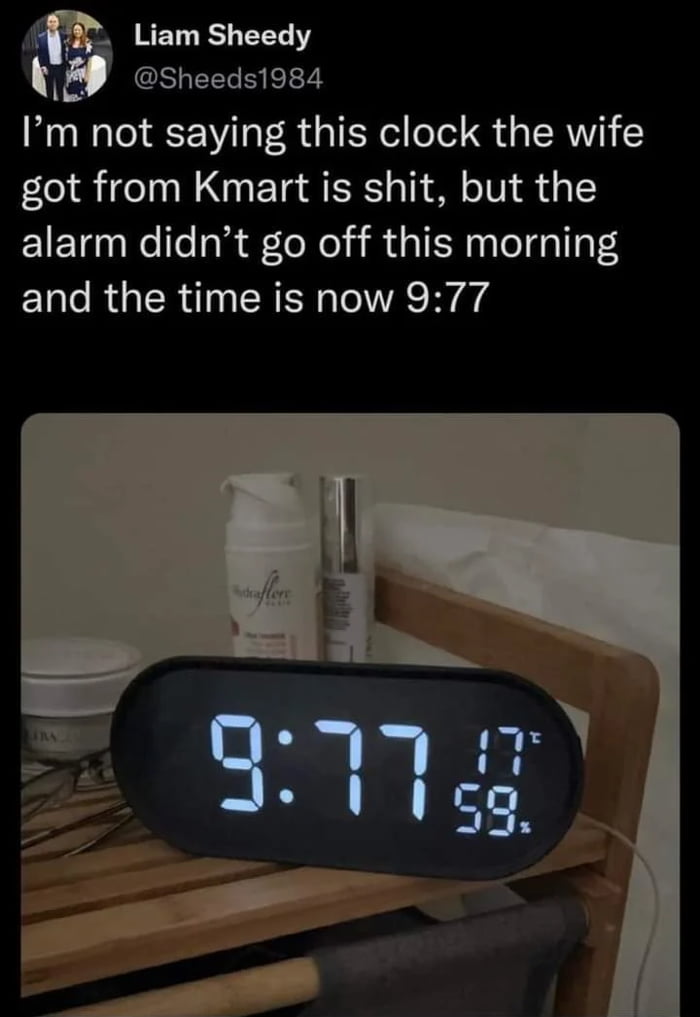 Is a broken clock correct twice a day? 9GAG