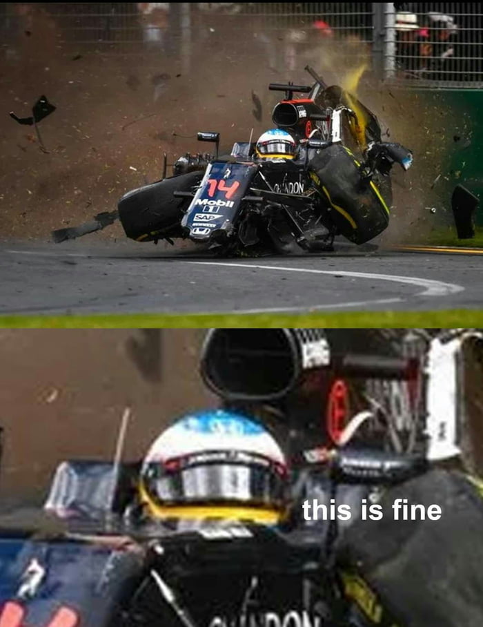 Fernando Alonso, Melbourne 2016. - 9GAG