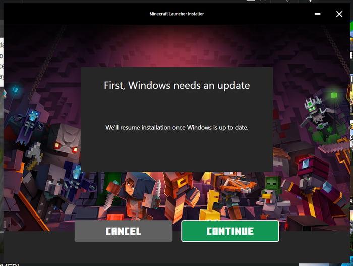 minecraft launcher doesn