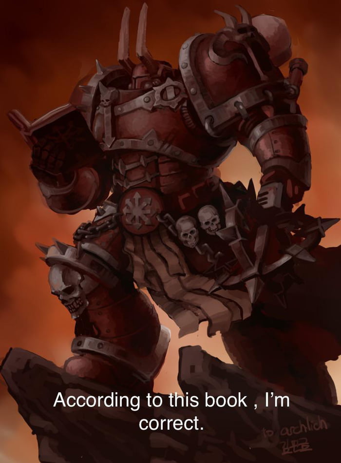 Word Bearers debating with anybody - 9GAG