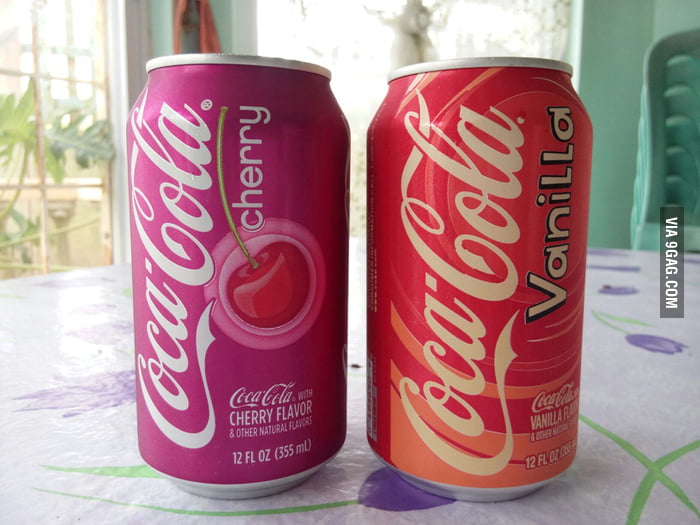 Cherry And Vanilla Flavored Coca Cola 9gag 7999