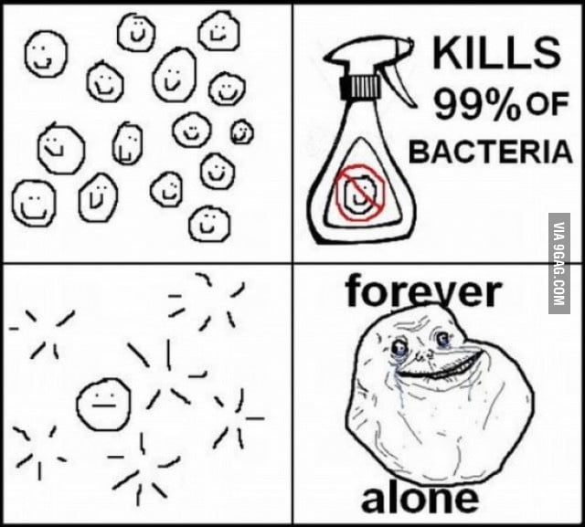 Forever Alone :( - 9GAG