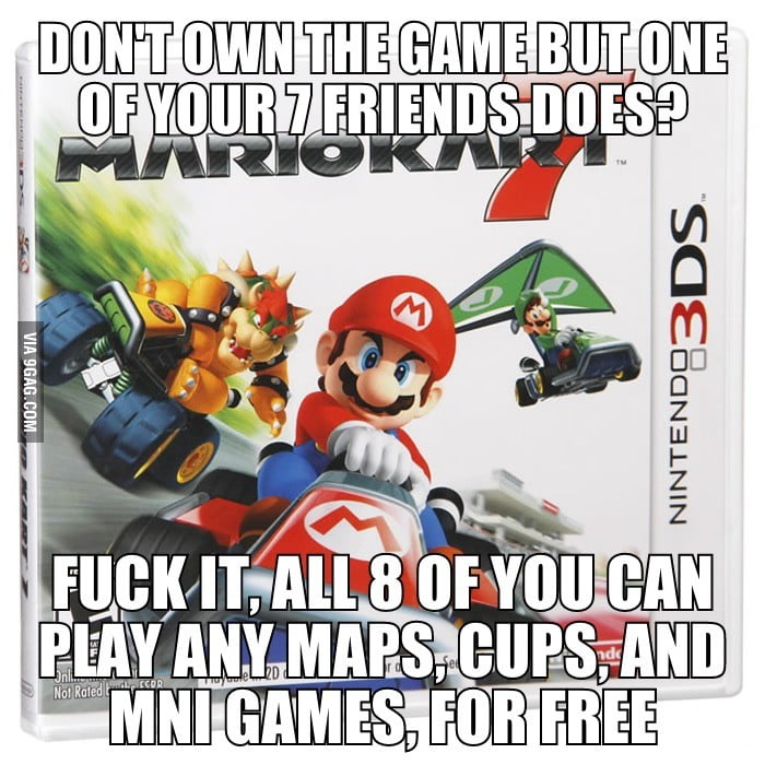 Never forget, Good Guy Mario Kart 3DS - 9GAG