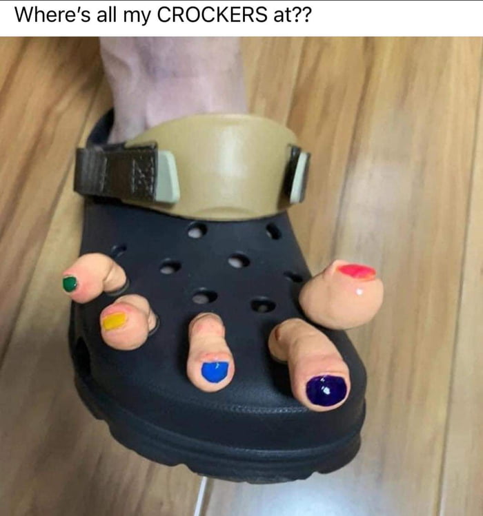 Crocs.. Ugliest shoes ever made - 9GAG